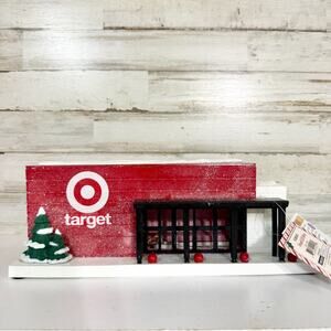 NEW 2025 Target Bullseye Playground Light Up Target Store Mini Christmas Village